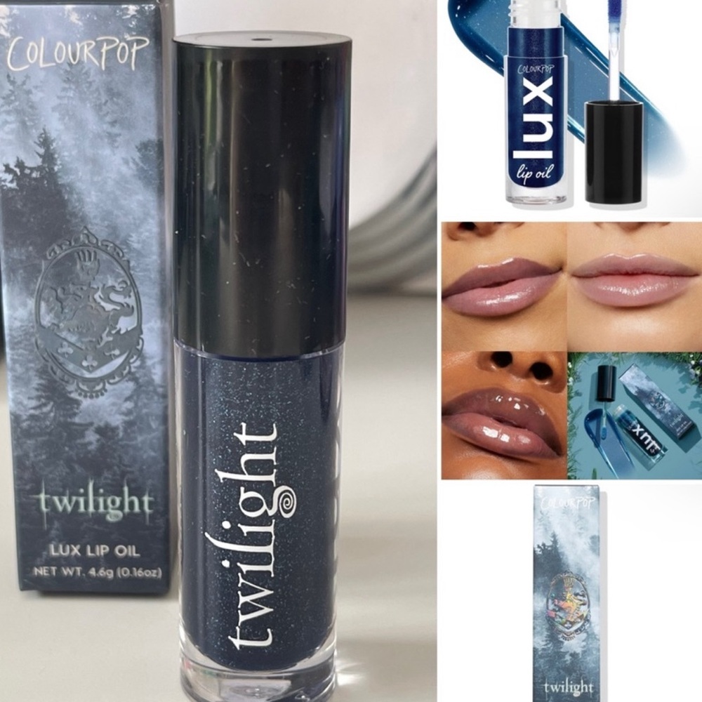 Twilight Colourpop Lip Oil in Team Edward. NIB.